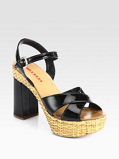 saks prada sandal|Prada platform shoes saks.